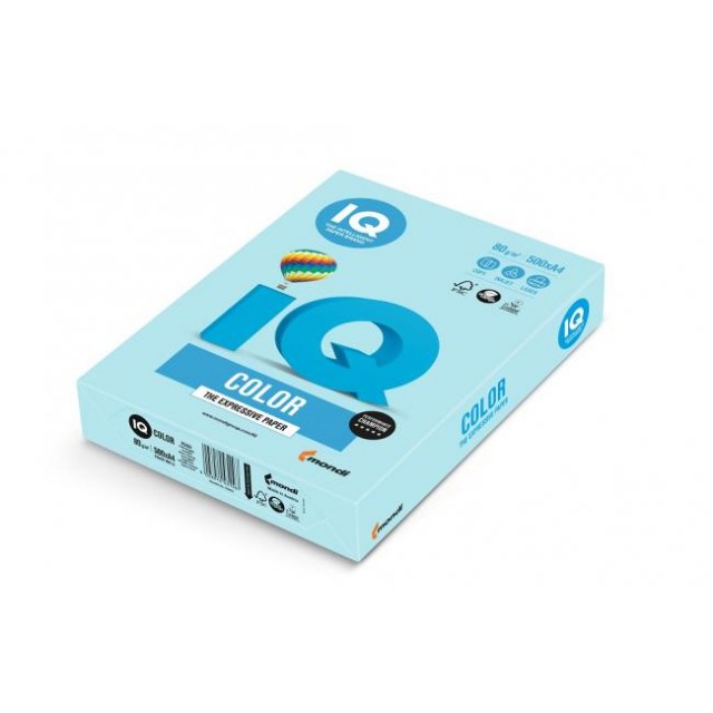 Farebný papier IQ color strednemodrý MB30, A4 80g_1