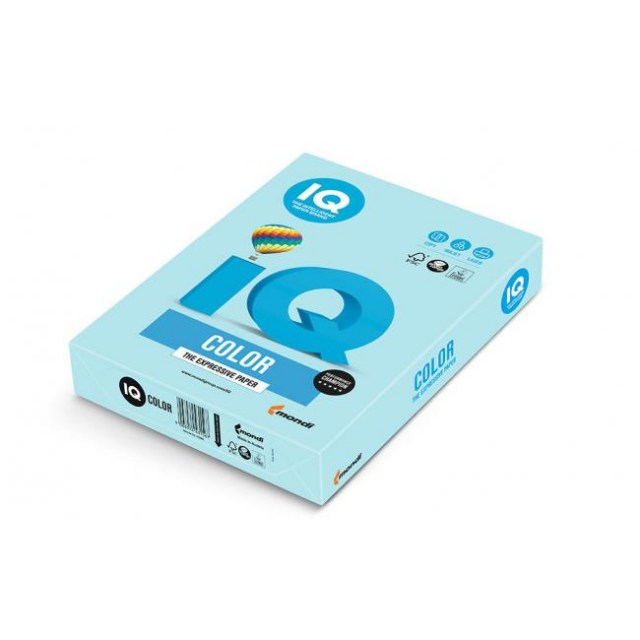 Farebný papier IQ color stredne modrý MB30, A4 160g_1