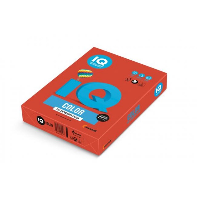 Farebný papier IQ color korálovo červený CO44, A4 160g_1