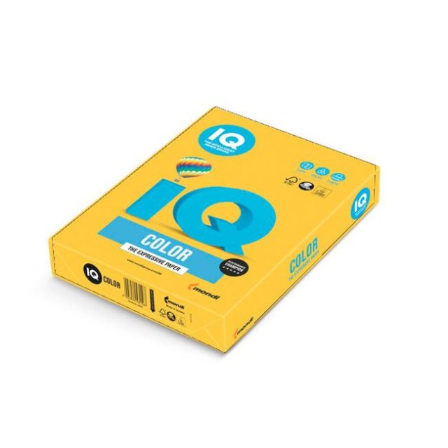 Farebný papier IQ color slnečná žltá SY40, A3 80g_1