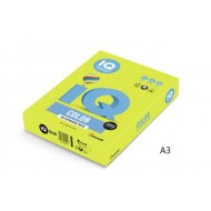 Farebný papier IQ color neónovozelená NEOGN, A3 80g_1