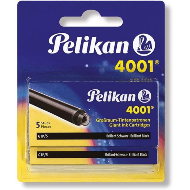 Bombičky Pelikan veľké čierne 5ks_1