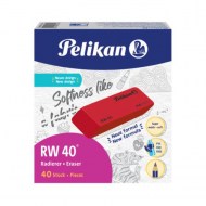 Guma bez PVC Pelikan RW 40 červená 40 ks_1