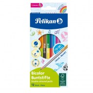Farbičky Pelikan Bicolor 12 ks 24 farieb_1