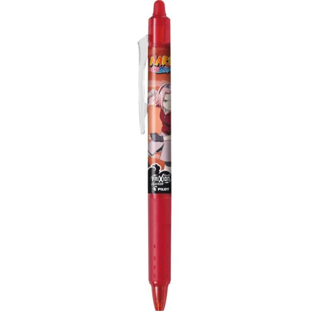 Roller gumovací PILOT Frixion Ball Clicker 0,7mm Naruto červený_1