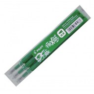 Náhradná náplň do rollera PILOT Frixion 0,5mm zelená 3ks_1