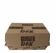 BurgerBox Double /box s extra priečinkom / ks 200x130x110 s potlačou (50ks)