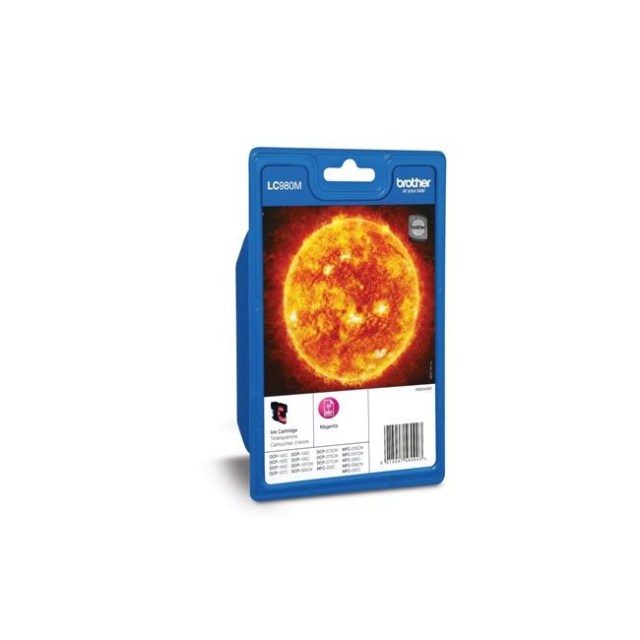 Atramentová náplň Brother LC-980 pre DCP-145C/165C magenta (300 str.)_1