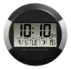 Nástenné hodiny digitálne PP-245 24,5cm čierno-strieborné_1