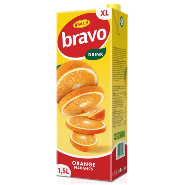 Ovocný nápoj Bravo Pomaranč 1,5  l_1