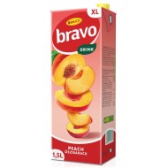 Ovocný nápoj Bravo Broskyňa 1,5  l_1