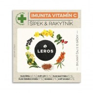 Čaj LEROS Natur Imunita bylinný Vitamín C šípka & rakytník 10 x 1,5 g