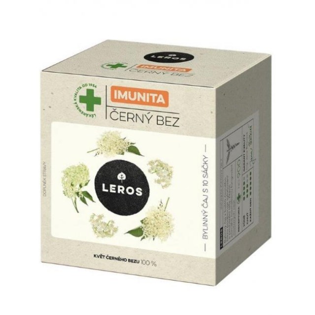 Čaj LEROS Natur Imunita bylinný čierna baza 10 x 1 g_1