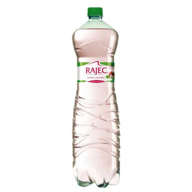 Pramenitá voda Rajec Z ochutená - jahoda jemne sýtená 6x1,5l_1