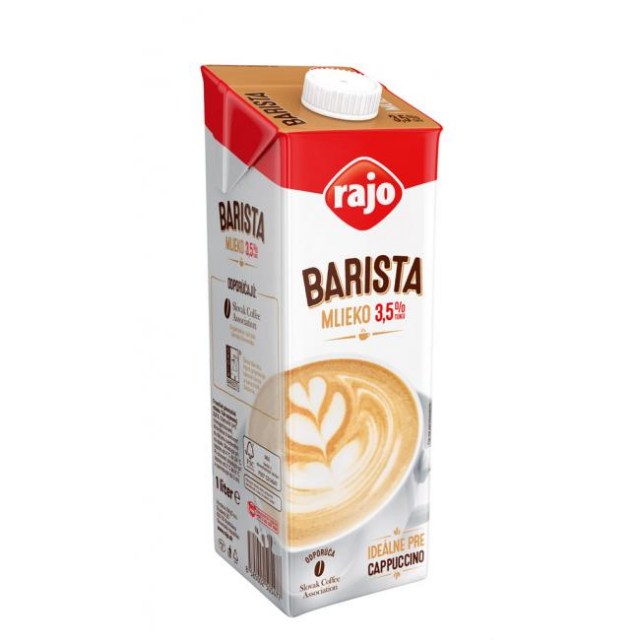 Trvanlivé mlieko plnotučné Barista 1l_1