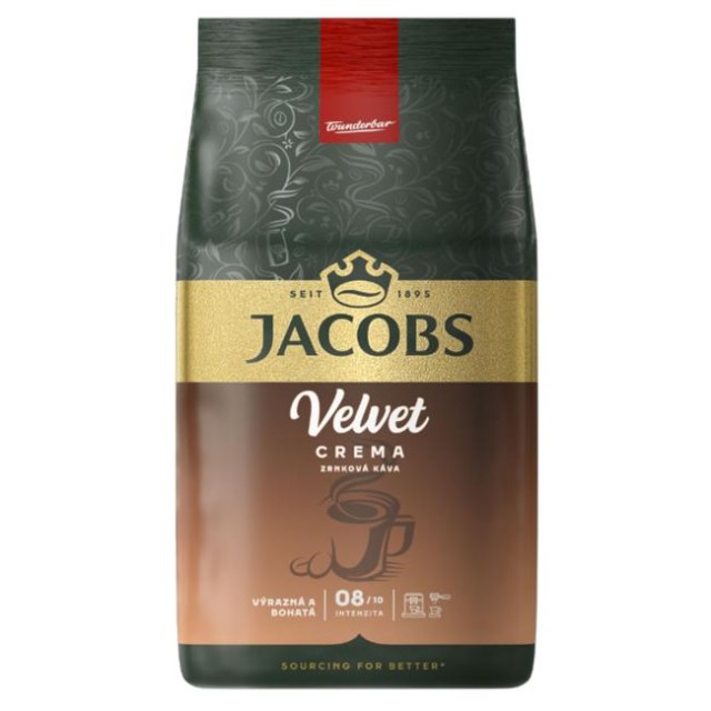 Káva Jacobs Velvet Crema zrnková 1000g_1