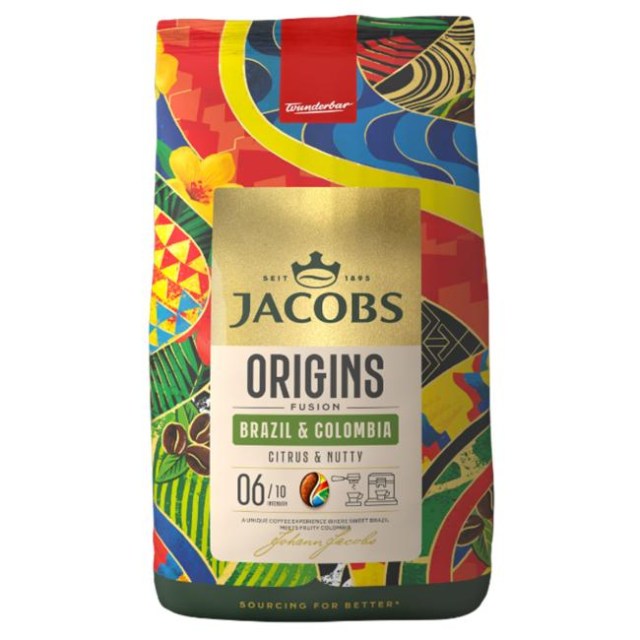 Káva Jacobs Brazil & Colombia zrnková 1000g_1