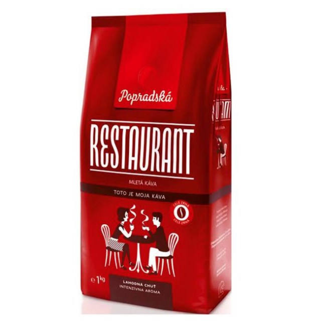 Káva popradská RESTAURANT zrnková 1kg BOP_1