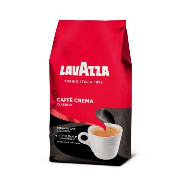 Káva LAVAZZA Caffe Crema Classico zrnková 1kg_1