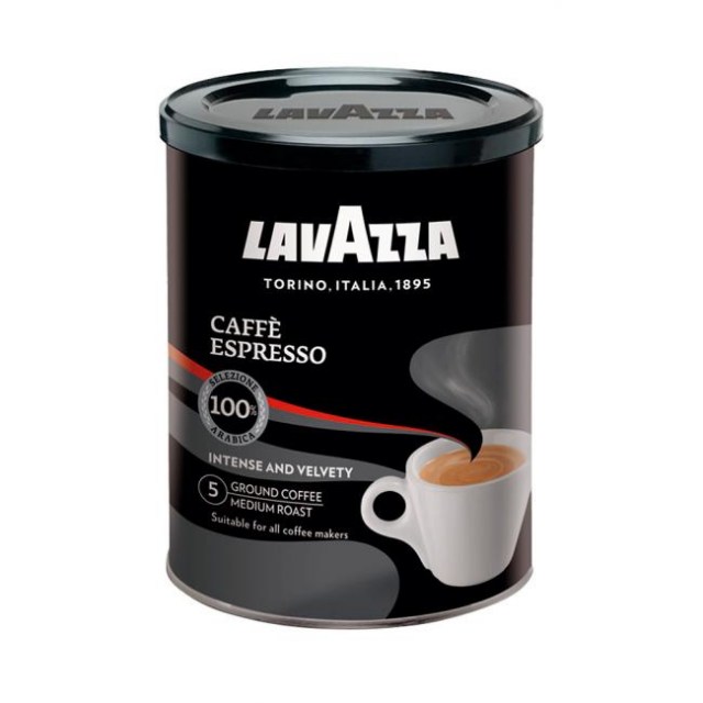 Káva LAVAZZA Caffé Espresso mletá 250g v dóze_1