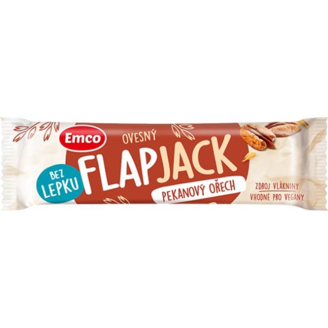Tyčinka Flapjack pekanový orech bez lepku 45g_1