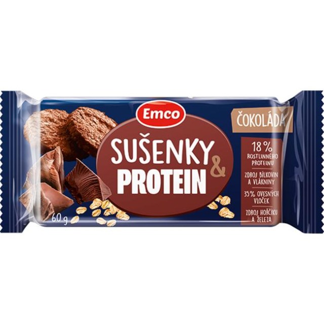Ovsené sušienky PROTEIN s čokoládou 60g_1