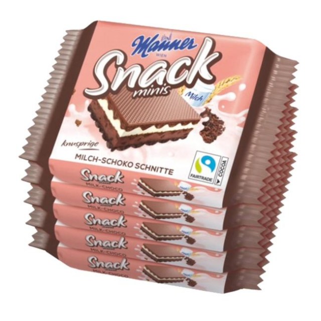 Oblátky Manner Snack Minis kakaové 28 x 25g_1