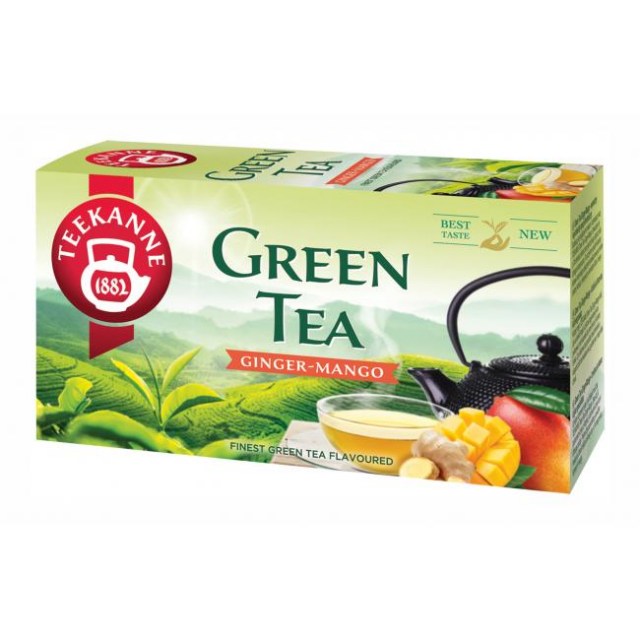 Čaj TEEKANNE zelený Ginger & Mango 35g_1