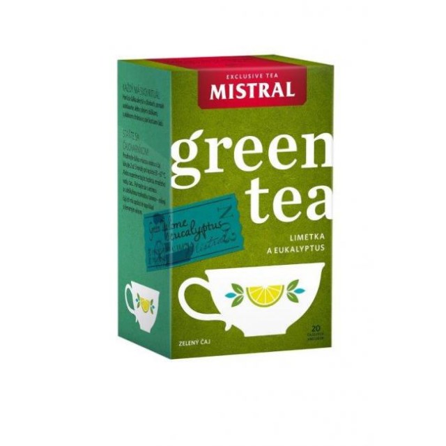 Čaj MISTRAL zelený Limetka a eukalyptus 37,5g_1