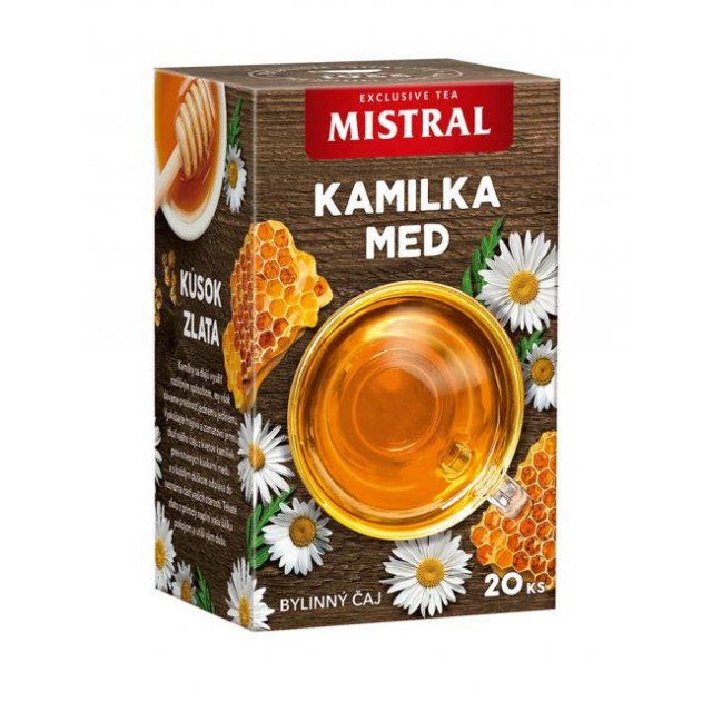 Čaj MISTRAL bylinný kamilka, med 30g_1