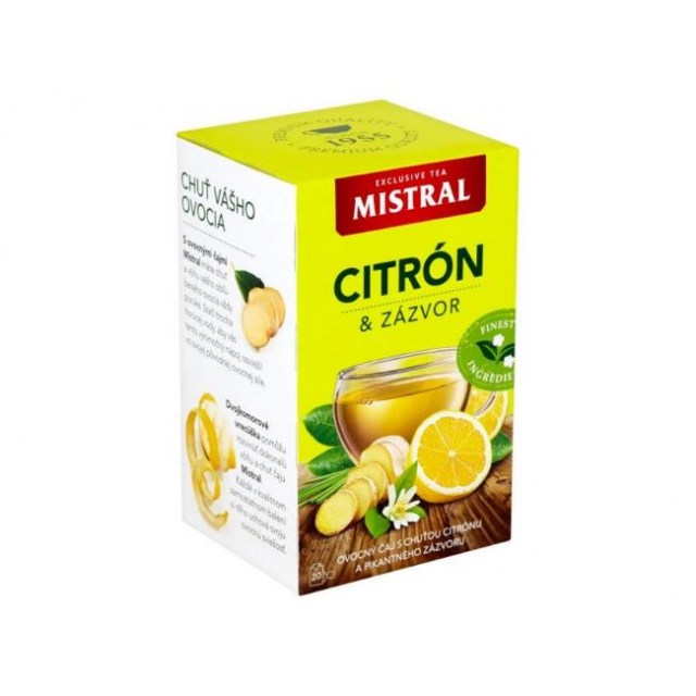 Čaj MISTRAL ovocný Citrón a zázvor 40g_1