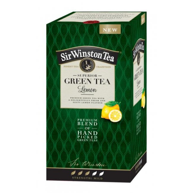 Čaj SIR WINSTON Green Tea Lemon 35g_1