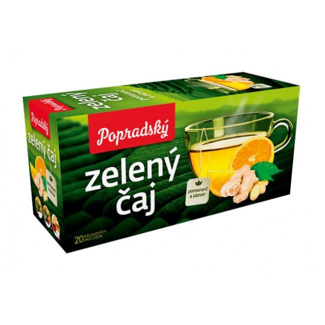 Čaj BOP zelený pomaranč a zázvor 30g_1