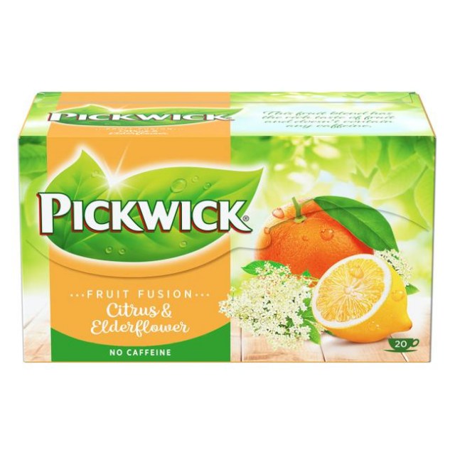 Čaj PICKWICK citrus s bazovým kvetom 20x2g_1