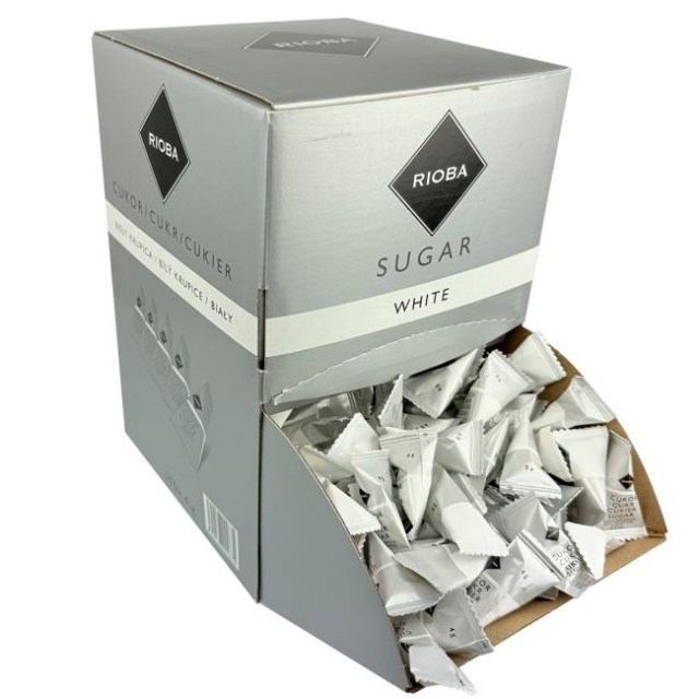 Cukor Rioba biely 500 x 4 g pyramídky_1