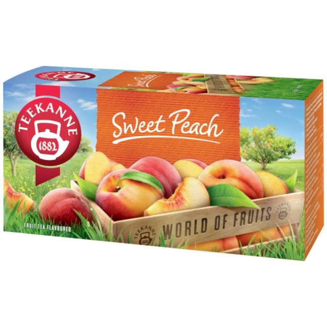 Čaj Teekanne World Of Fruits Sweet Peach HB 20 x 2,25g_1