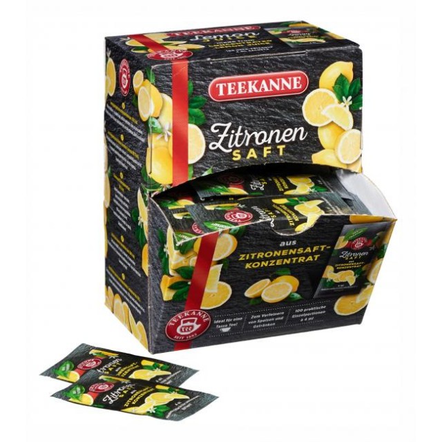 Citrónová šťava Teekanne porciovaná 100x4ml_1