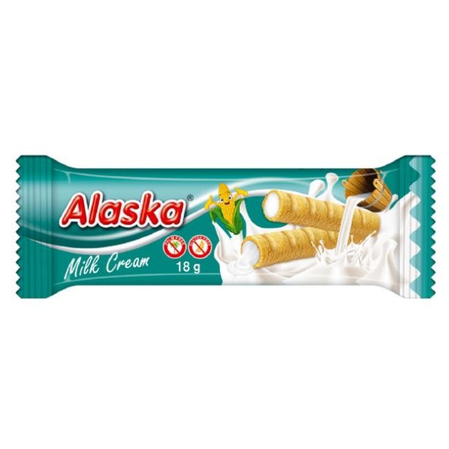Trubičky Alaska plnené mliečným krémom 18 g_1
