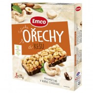 Tyčinka Emco s orechami a kešu 3x35g_1