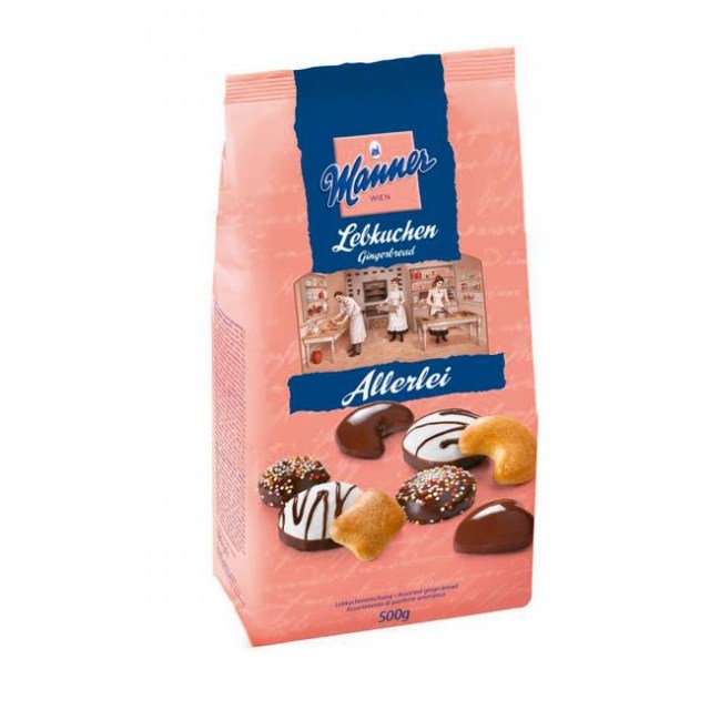 Zmes jemných perníkov Manner s polevou 500g_1