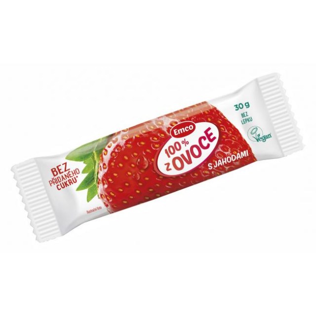 Tyčinka EMCO 100% z ovocia 30g jahoda_1