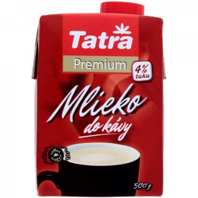 Mlieko do kávy Tatra premium 4% s uzáverom, 500 g_1