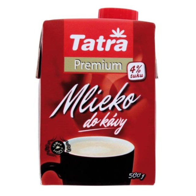 Mlieko do kávy Tatra premium 4% s uzáverom, 500 g_1