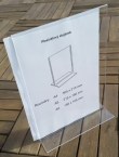 Securit stojanček na stôl plexi A6 na výšku 150x105 mm (3 kusy) _1