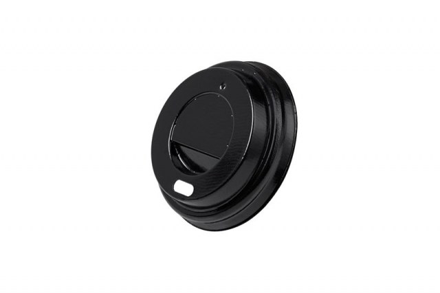 Viečko na pohár PS čierne 62 mm/4oz [100 ks] - sadnú aj na 63mm poháre,_1