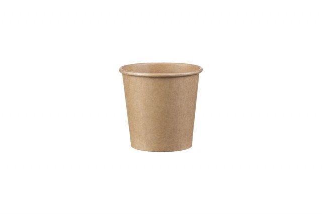 Papierový pohár KRAFT O62 mm/4oz, 120 ml [50 ks] _1