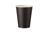 Papierový pohár čierny O90 mm/12oz, 330 ml [50 ks], _1