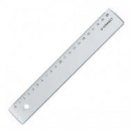 Pravítko Q-CONNECT 20cm transparentné DOPREDAJ_1