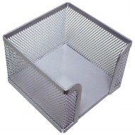 Drôtený stojan na blok kocka 95x80x95mm strieborný_1