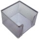 Drôtený stojan na blok kocka 95x80x95mm strieborný_1